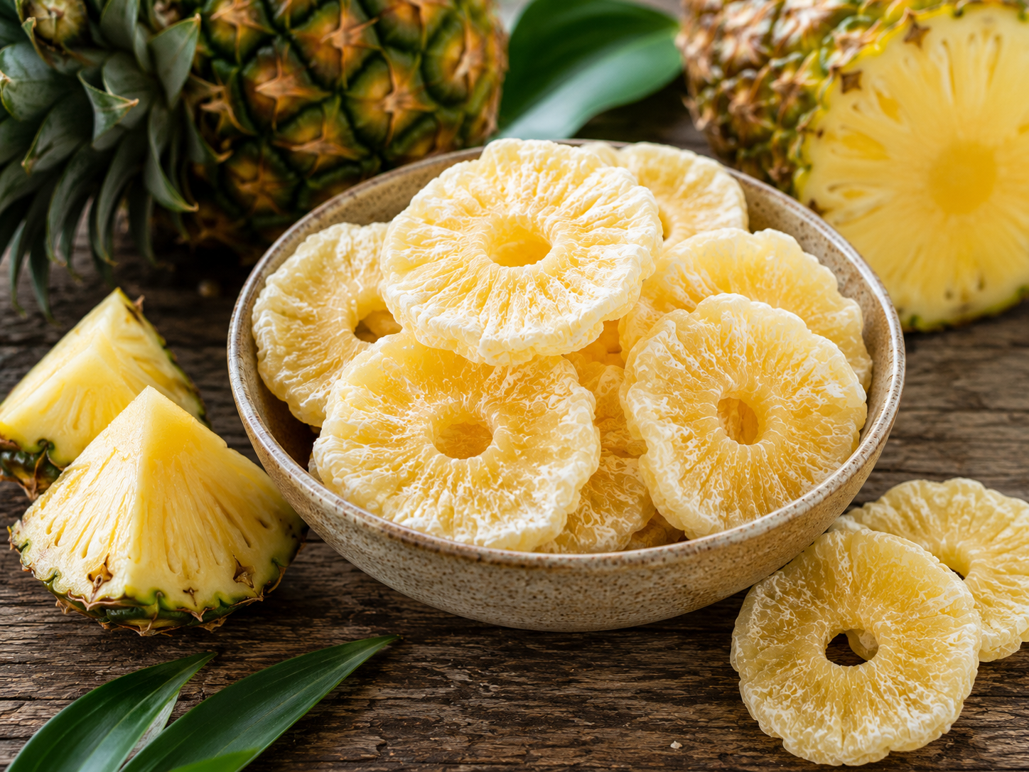 Turkish Dried Pineapple Slices - Premium Tropical Fruit - 500 g