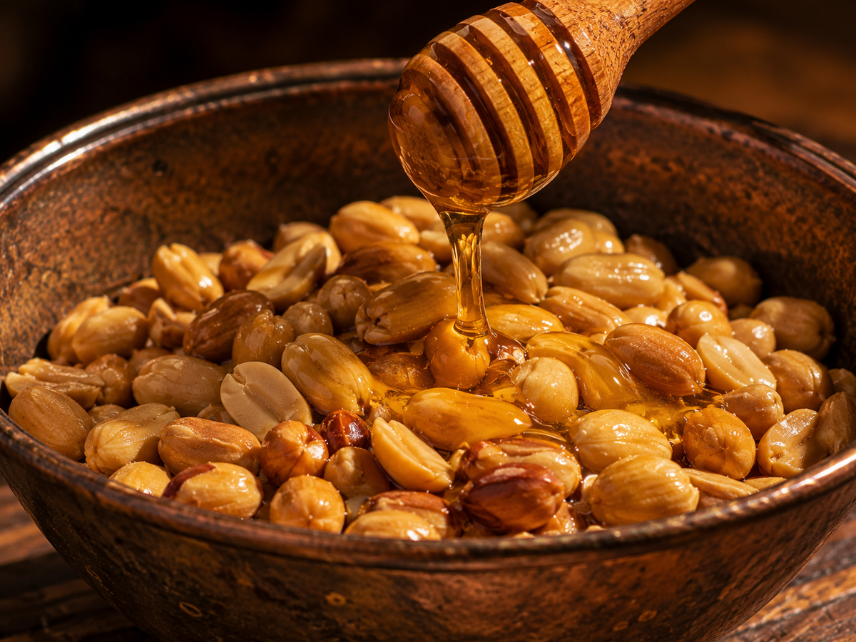 Turkish Roasted Peanuts with Sesame & Honey -250g,  500g