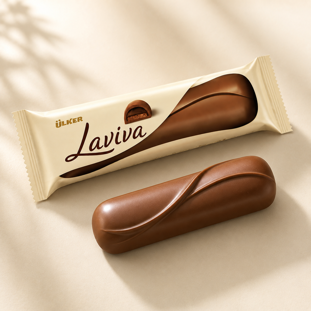 Ülker Laviva Chocolate-Coated Filled Biscuit Bars 35g - Pack of 24