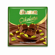 Ülker Milk Chocolate Bar with Whole Pistachios 18% - 65 g