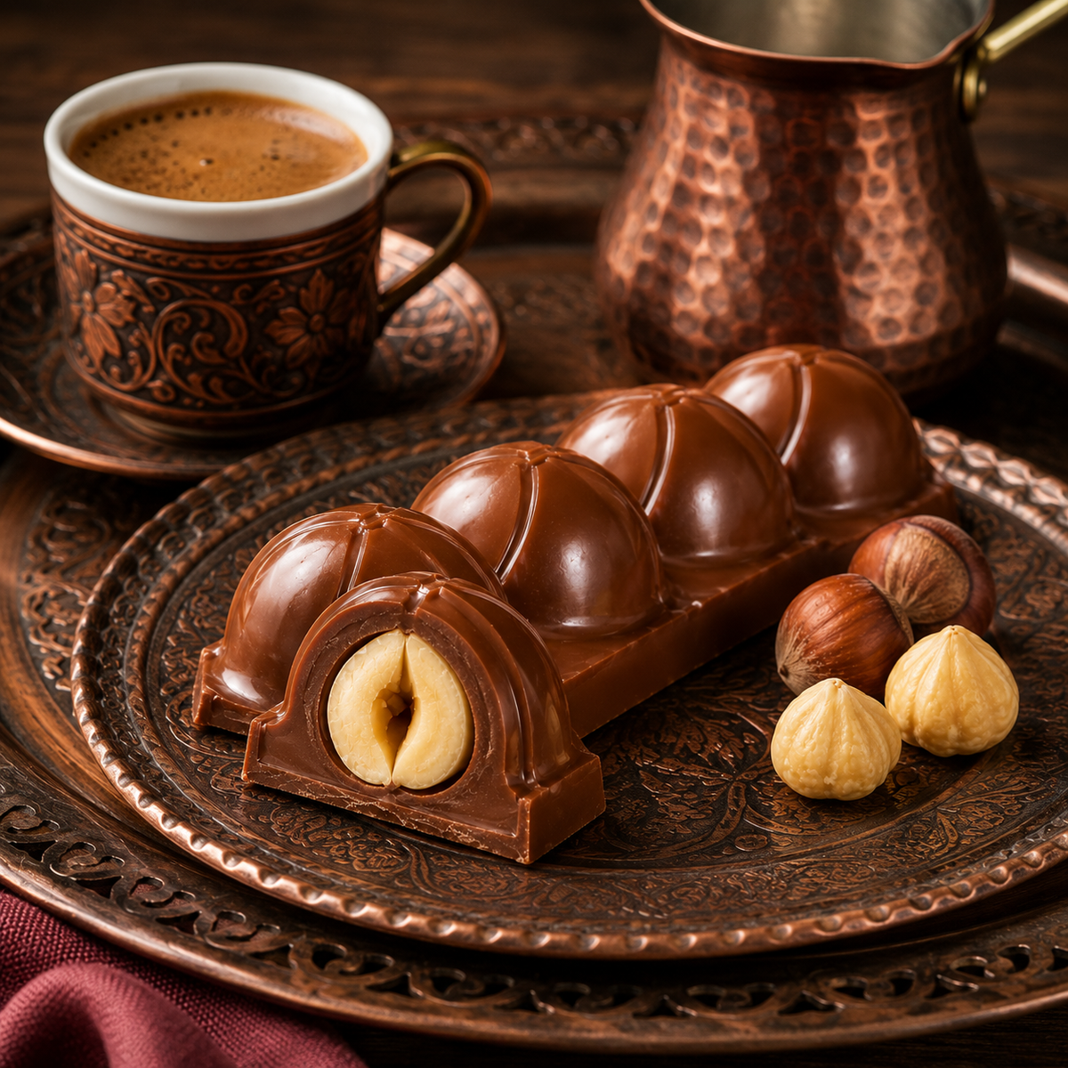 Ülker Chocolate Hazelnut Dream Milk Chocolate with Hazelnuts 40.5g - Product of Turkey