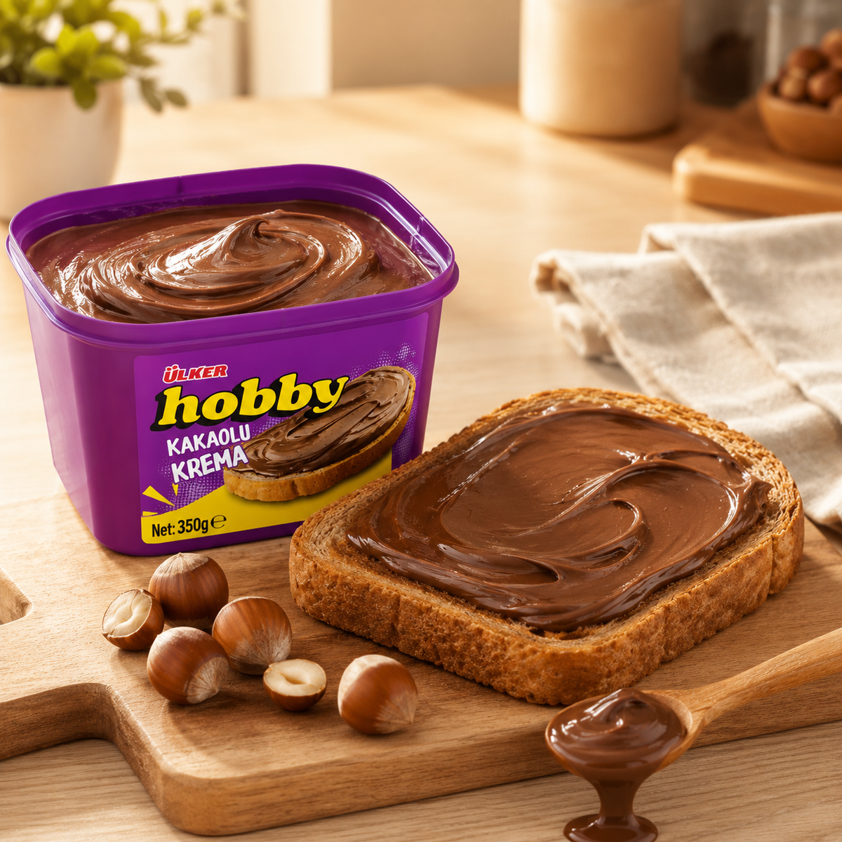 Ülker Hobby Cocoa Hazelnut Spread - Cocoa & Hazelnut Spread - 350g