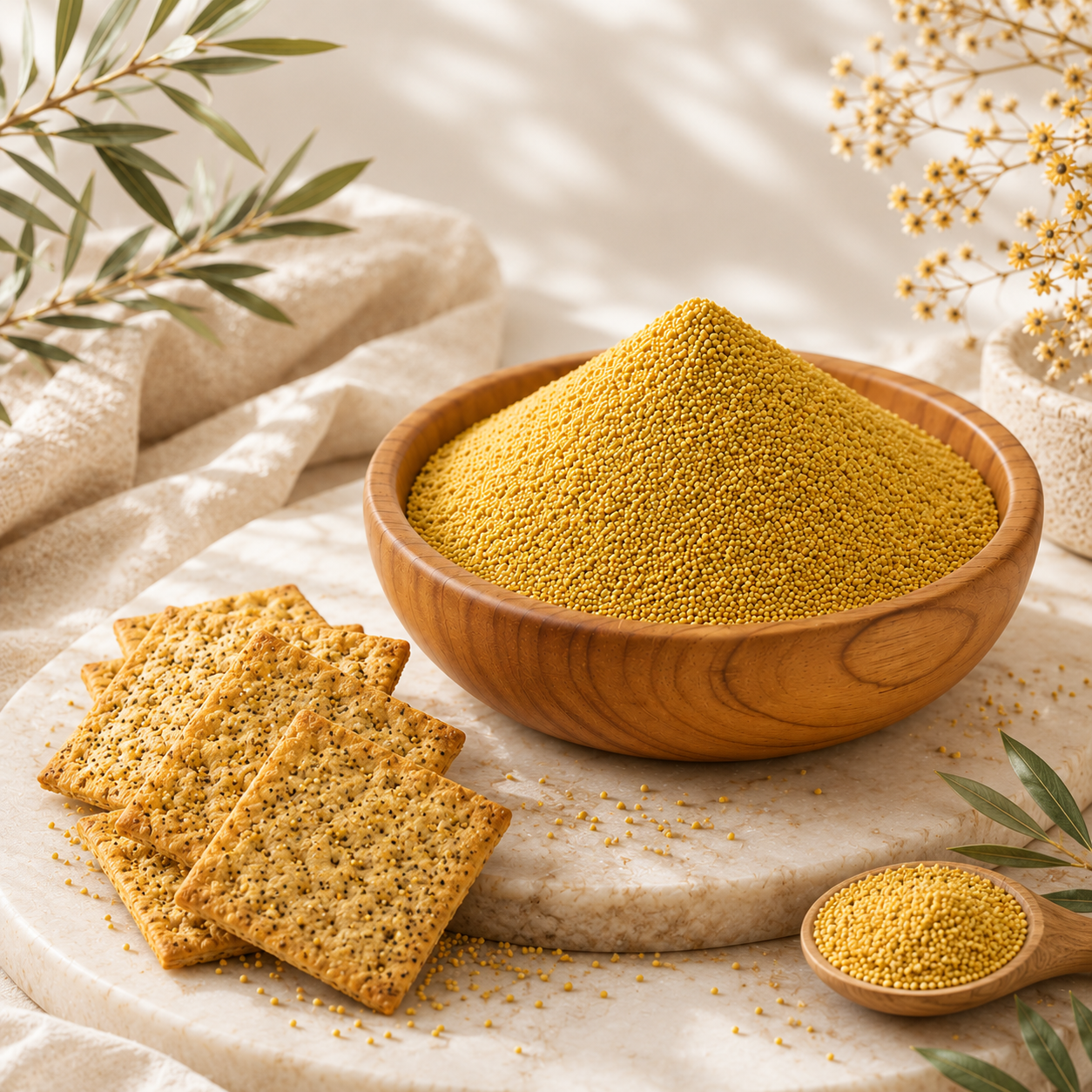 Organic Yellow Poppy Seeds 100% Natural Nutty Crunch for Baking and Cooking