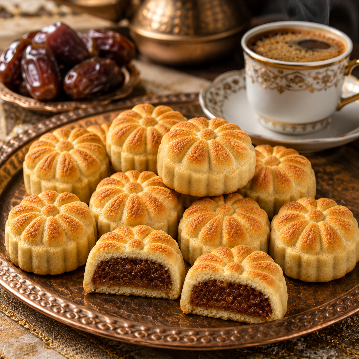 Zaitoune Maamoul Swareh Date-Filled Semolina Cookies - Premium - 500g
