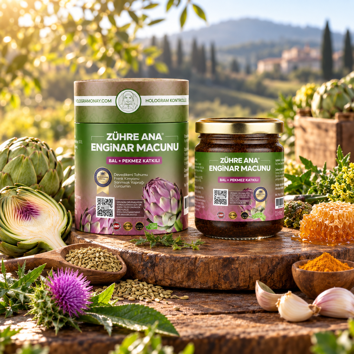 Zuhre Ana Artichoke Paste with Honey & Mulberry Molasses - 240g